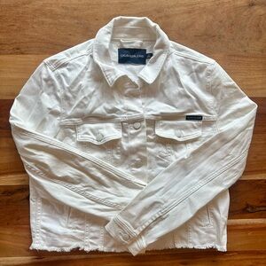 Calvin Klein Jeans Cream Denim Jacket